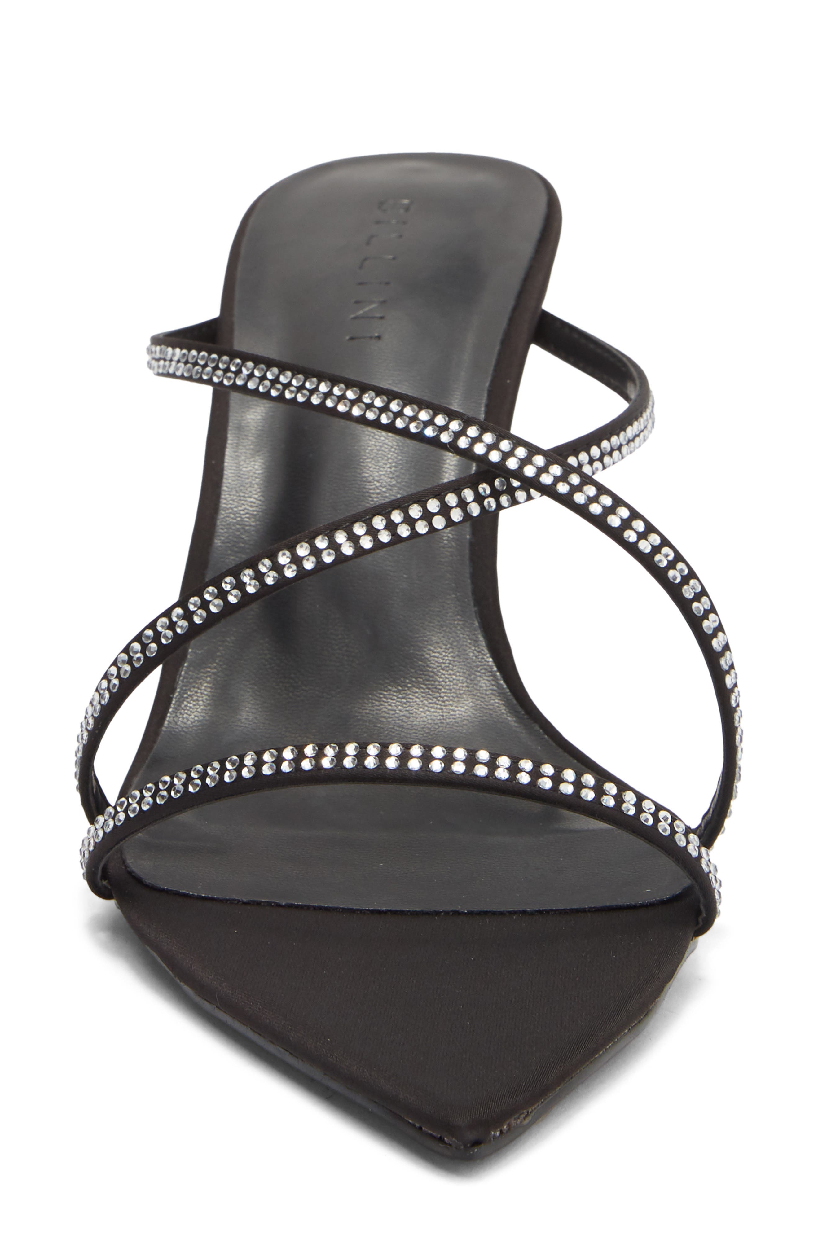 Effy Crystal Strappy Mule, Alternate, color, BLACK