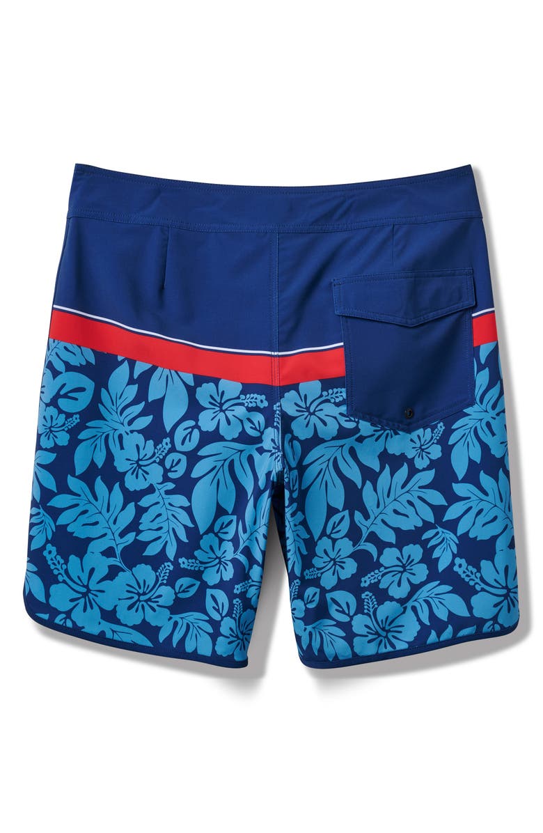 Quiksilver Surfsilk Hawaii Scallop Board Shorts, Alternate, color, Estate Blue