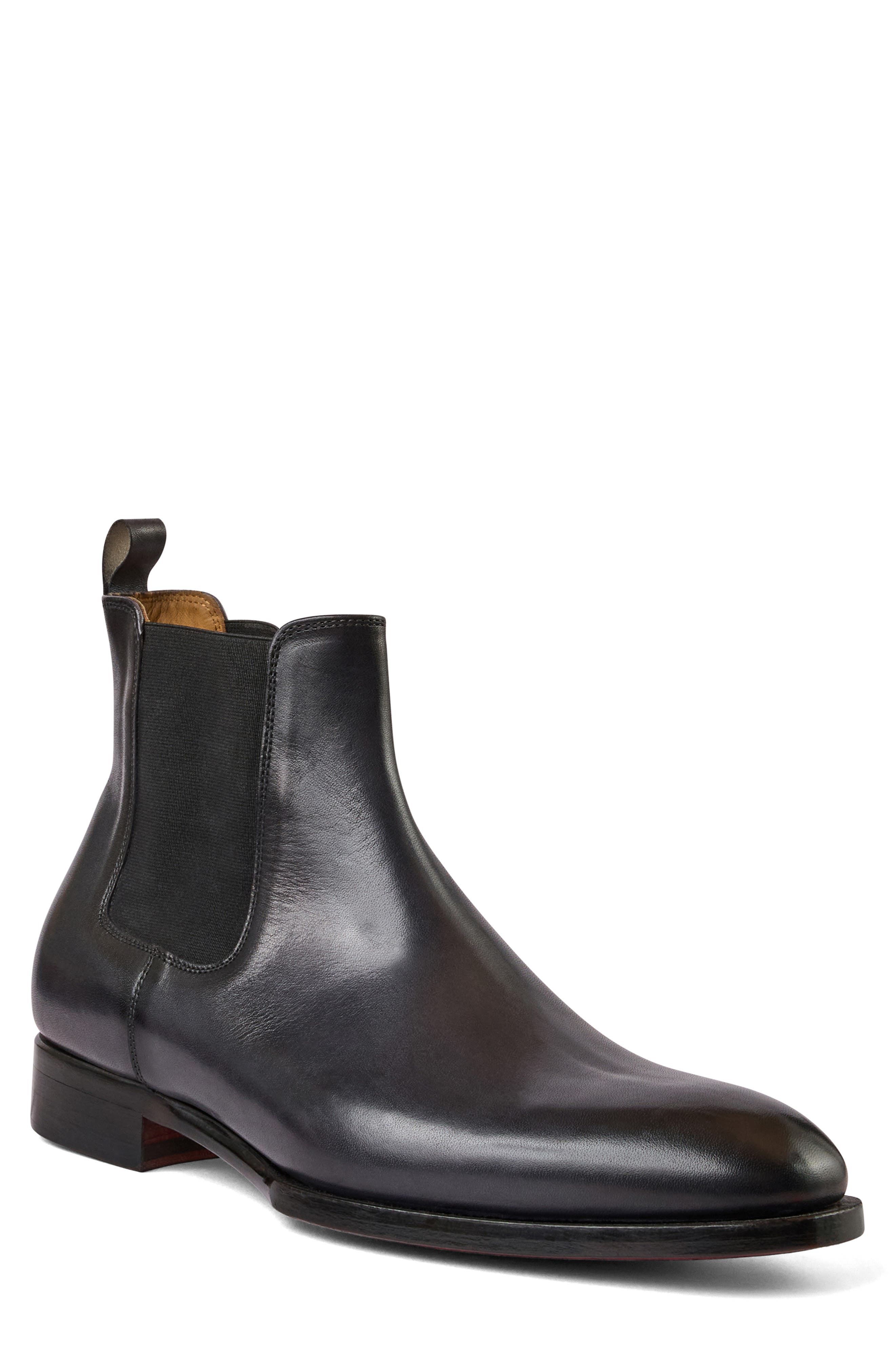 Bruno Magli Emiliano Chelsea Boot, Main, color, Grey Calf