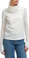 Marcella Atlantic Oversized Collar Top