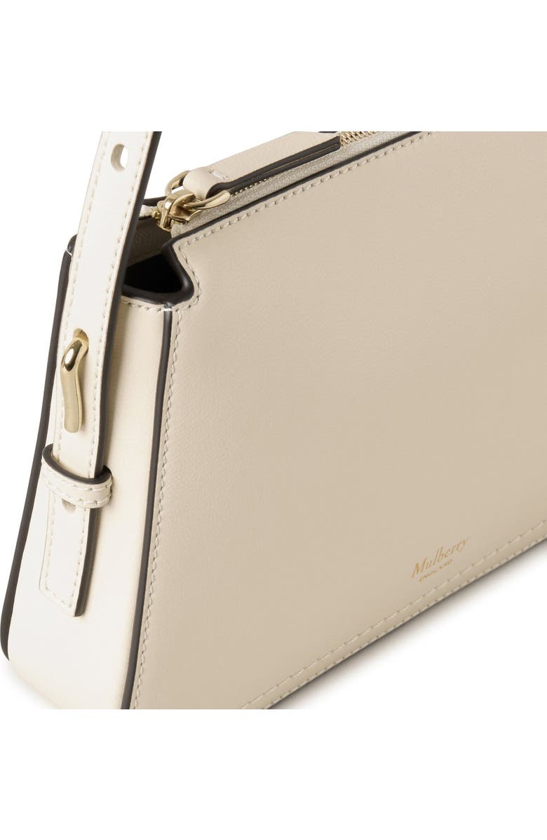 Mulberry Clovelly Leather Crossbody Bag, Alternate, color, Eggshell