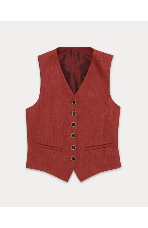 Demi Linen Vest