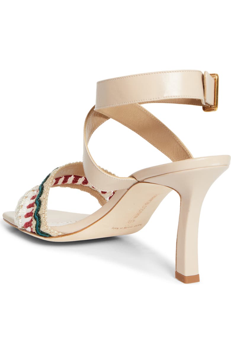 Manolo Blahnik Mabeco Ankle Strap Sandal, Alternate, color, Yemb 943E/Yemb 943F/Mnud 2601