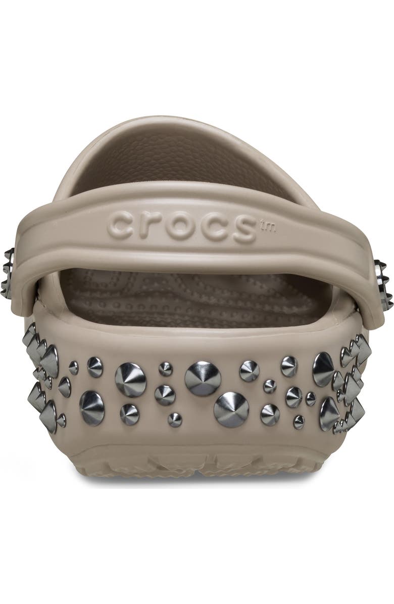 CROCS Studded Classic Clog, Alternate, color, Taupe