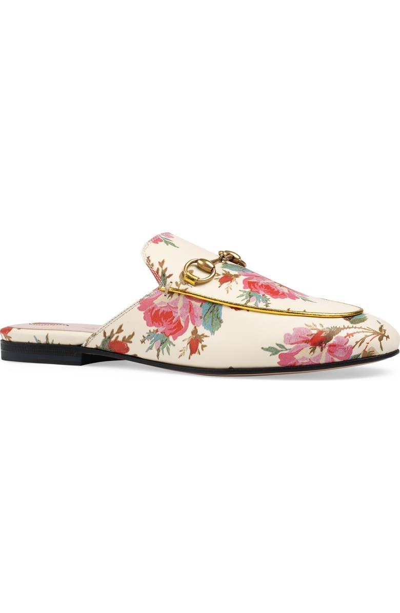 Gucci Princetown Floral Loafer Mule, Main, color,
