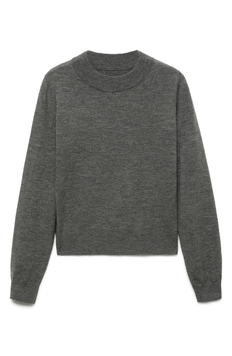 MANGO Straight Fit Crewneck Sweater, Alternate, color, 