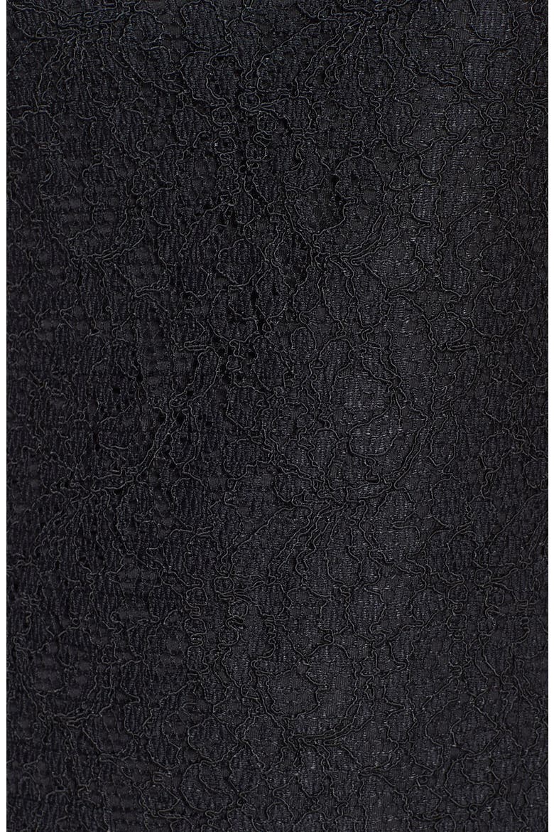 Boatneck Lace Sheath Dress, Alternate, color, BLACK