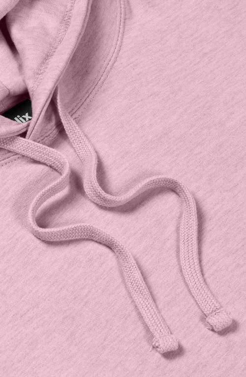 Dalix Womens Lil Heart Midweight Hooded Sweatshirt In Pink