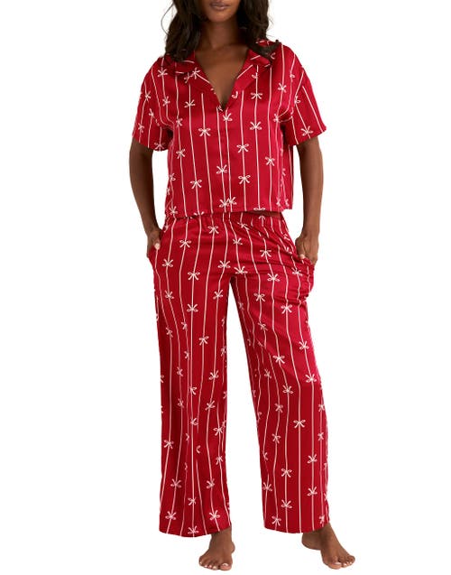 Adore Me Verity Pajama Set In Brown