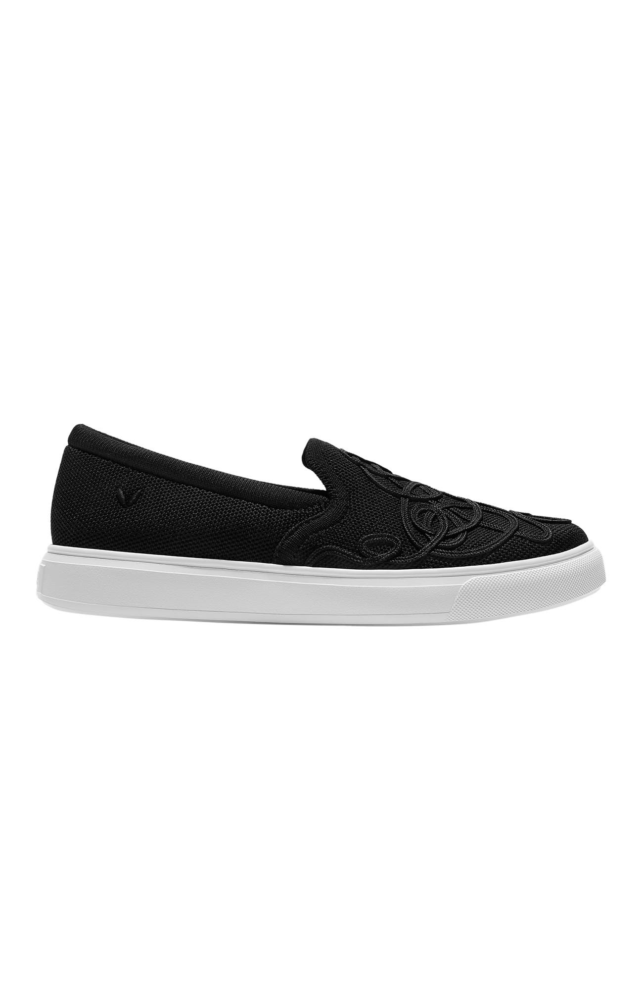 VIVAIA Classic Slip-On Unisex Sneakers, Alternate, color, Black