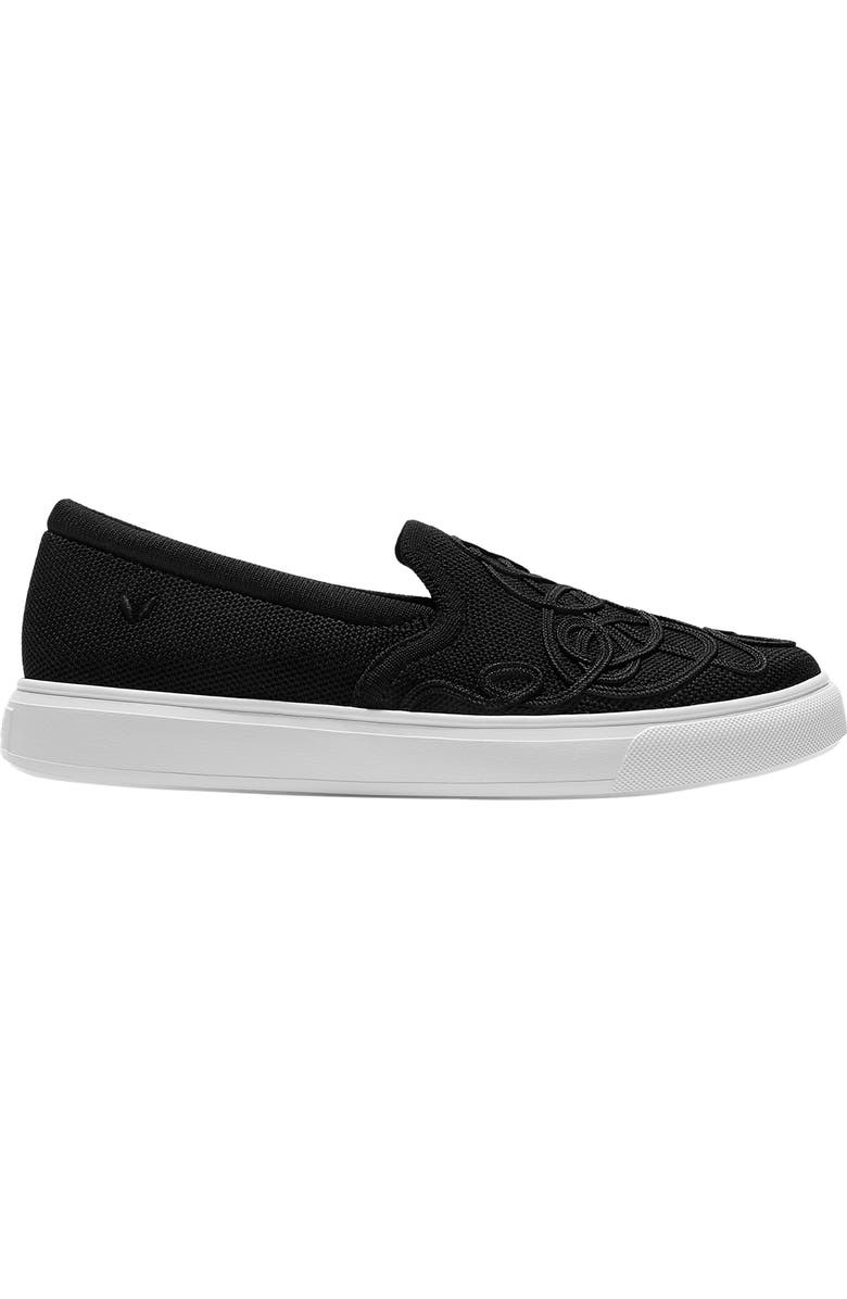 VIVAIA Classic Slip-On Unisex Sneakers, Alternate, color, Black