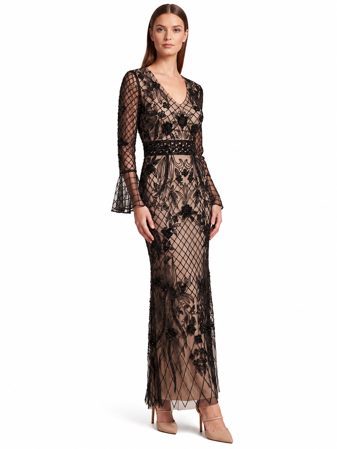 selected Black/Nude
