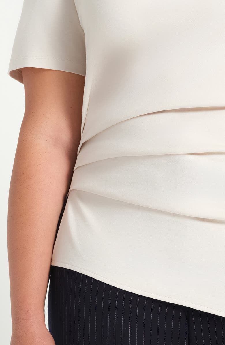 Estelle Sasha Short Sleeve Top, Alternate, color, Oyster