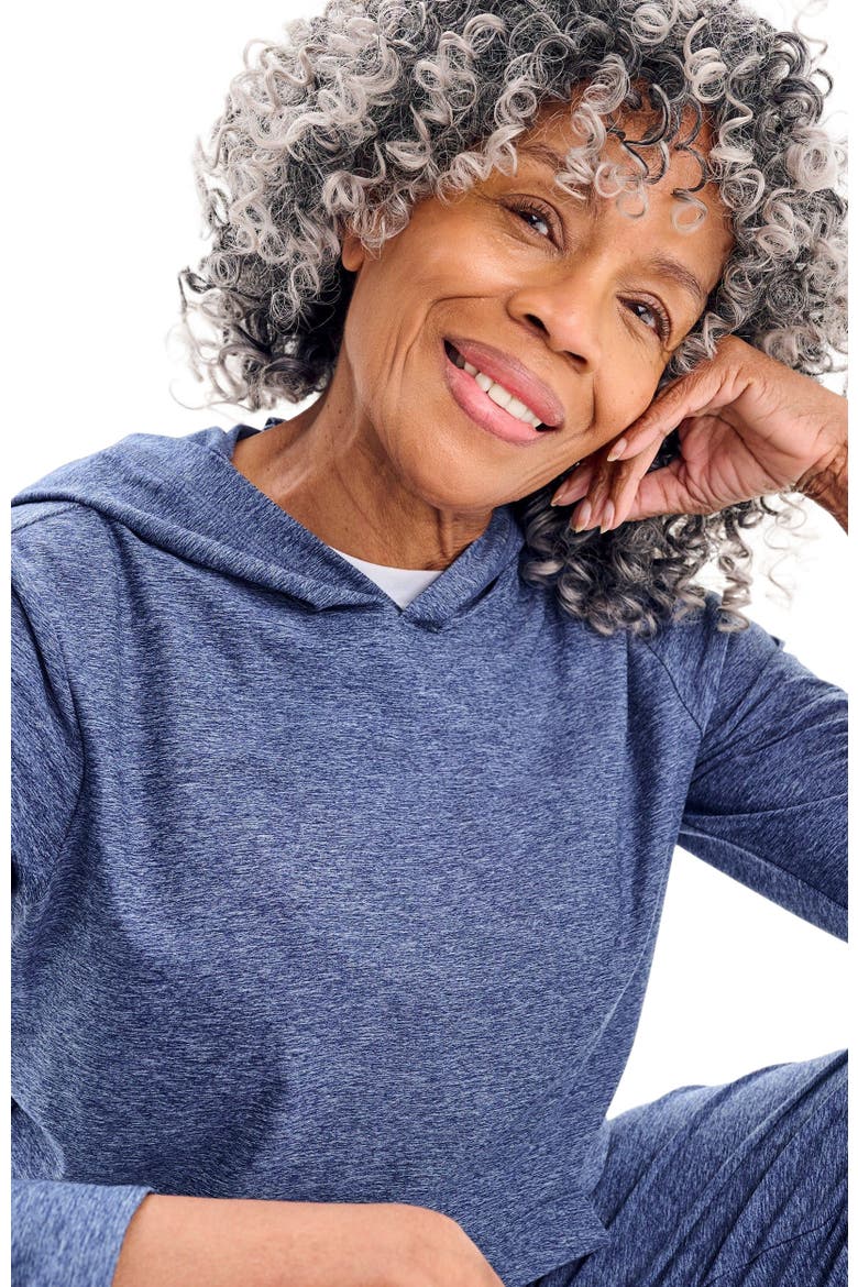 Adult Flexknit Pullover Hoodie, Alternate, color, Sunwashed Navy