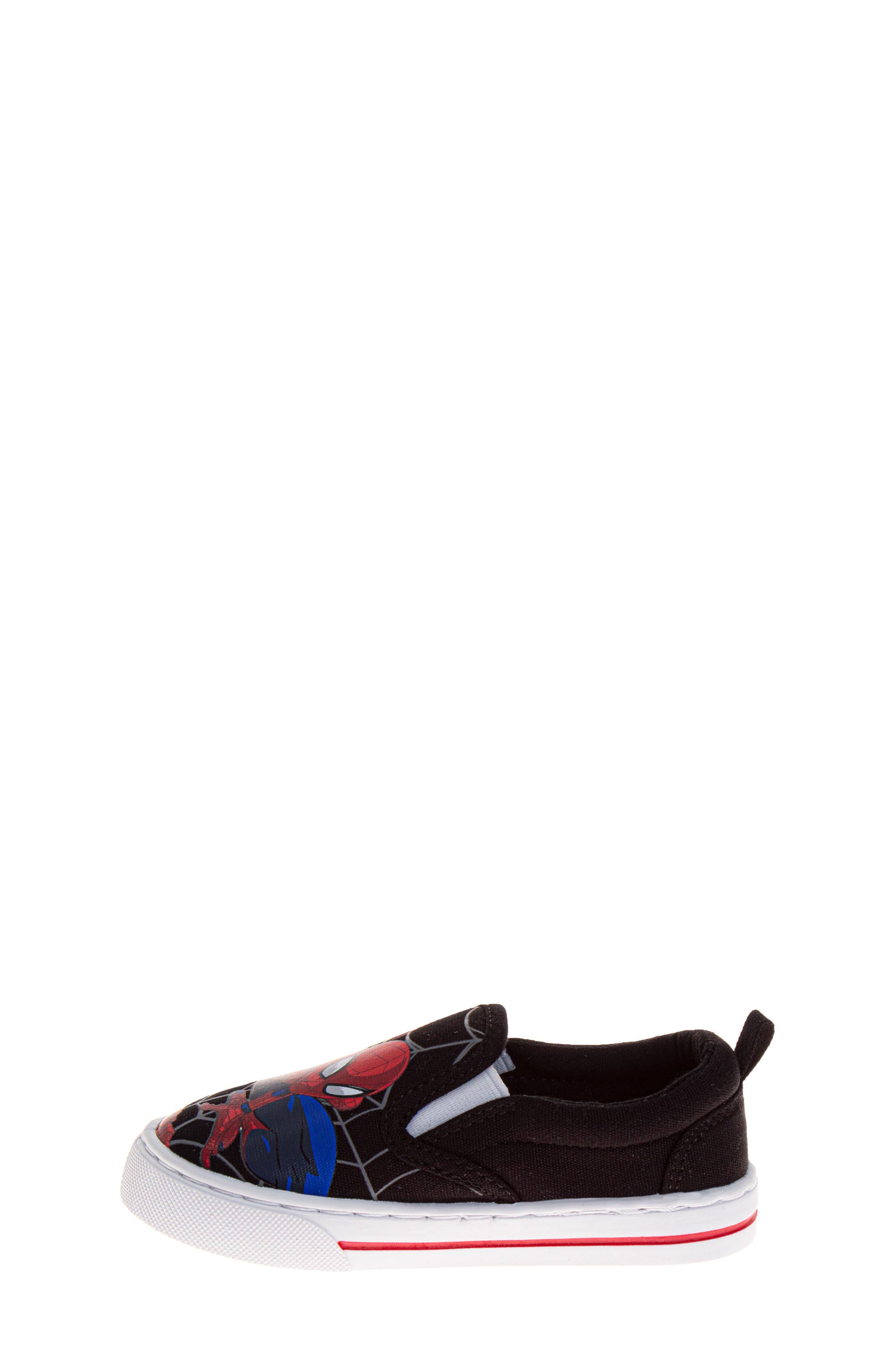 Kids' Marvel Webbed Wonder Spider-Man Sneaker, Alternate, color, BLACK/RED