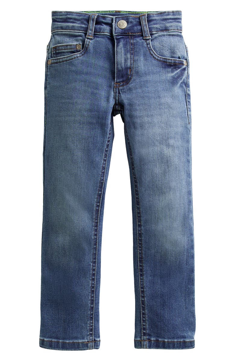 Mini Boden Kids' Adventure Slim Fit Stretch Denim Jeans, Main, color, 