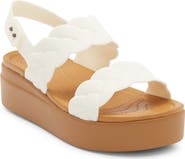CROCS Brooklyn Woven Water Resistant Wedge Sandal
