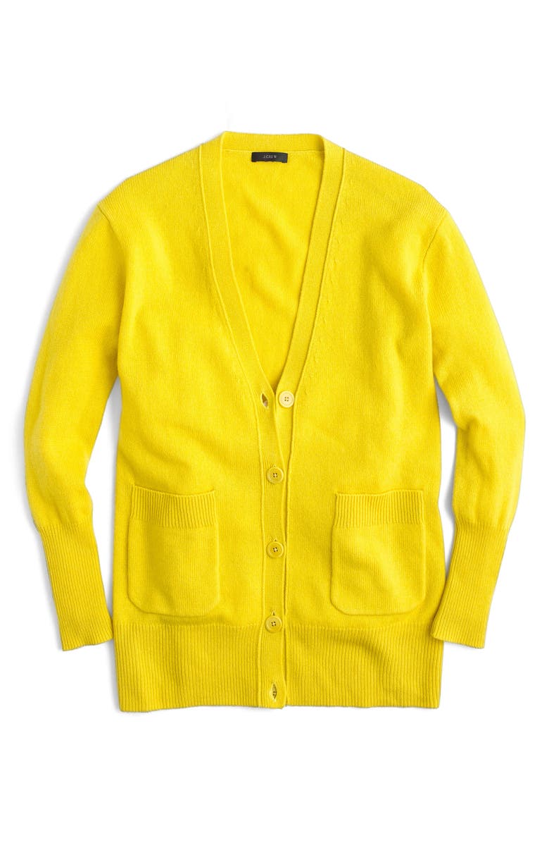 J.Crew Oversize Wool Blend Cardigan, Alternate, color,