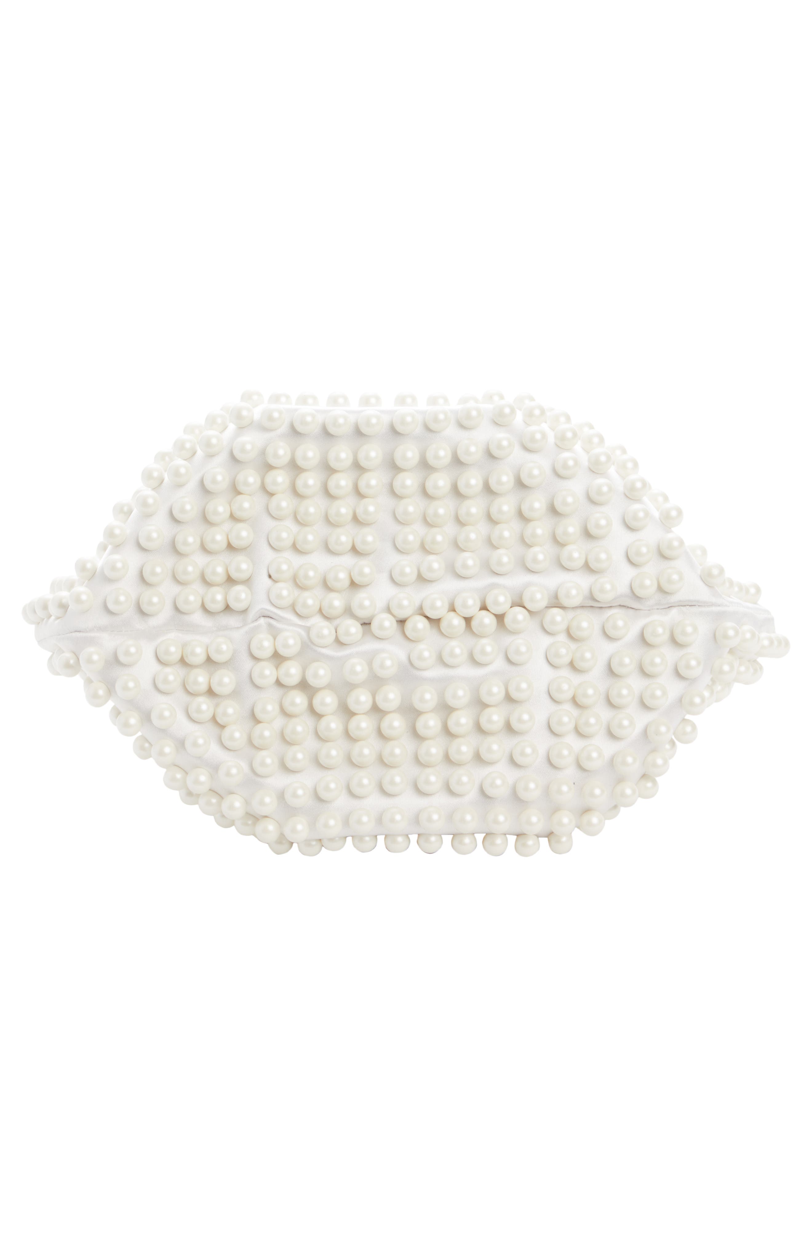 Givenchy Mini Kenny Imitation Pearl Top Handle Bag, Alternate, color, 