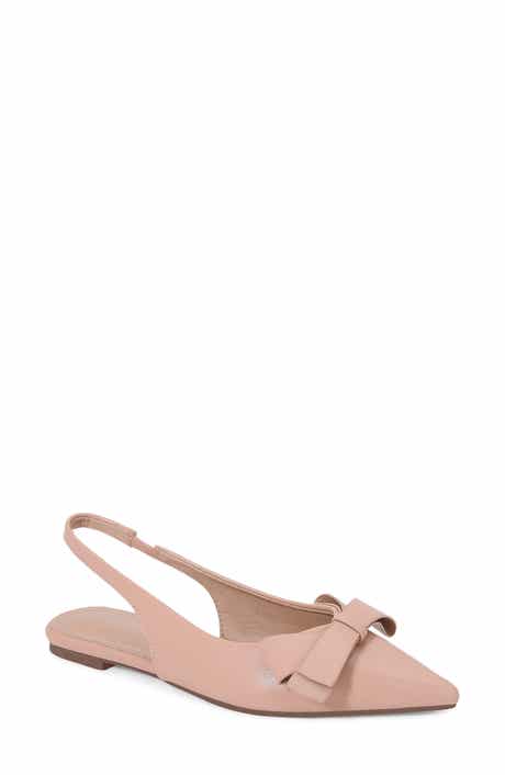 Cinnamon Bow Slingback Flat