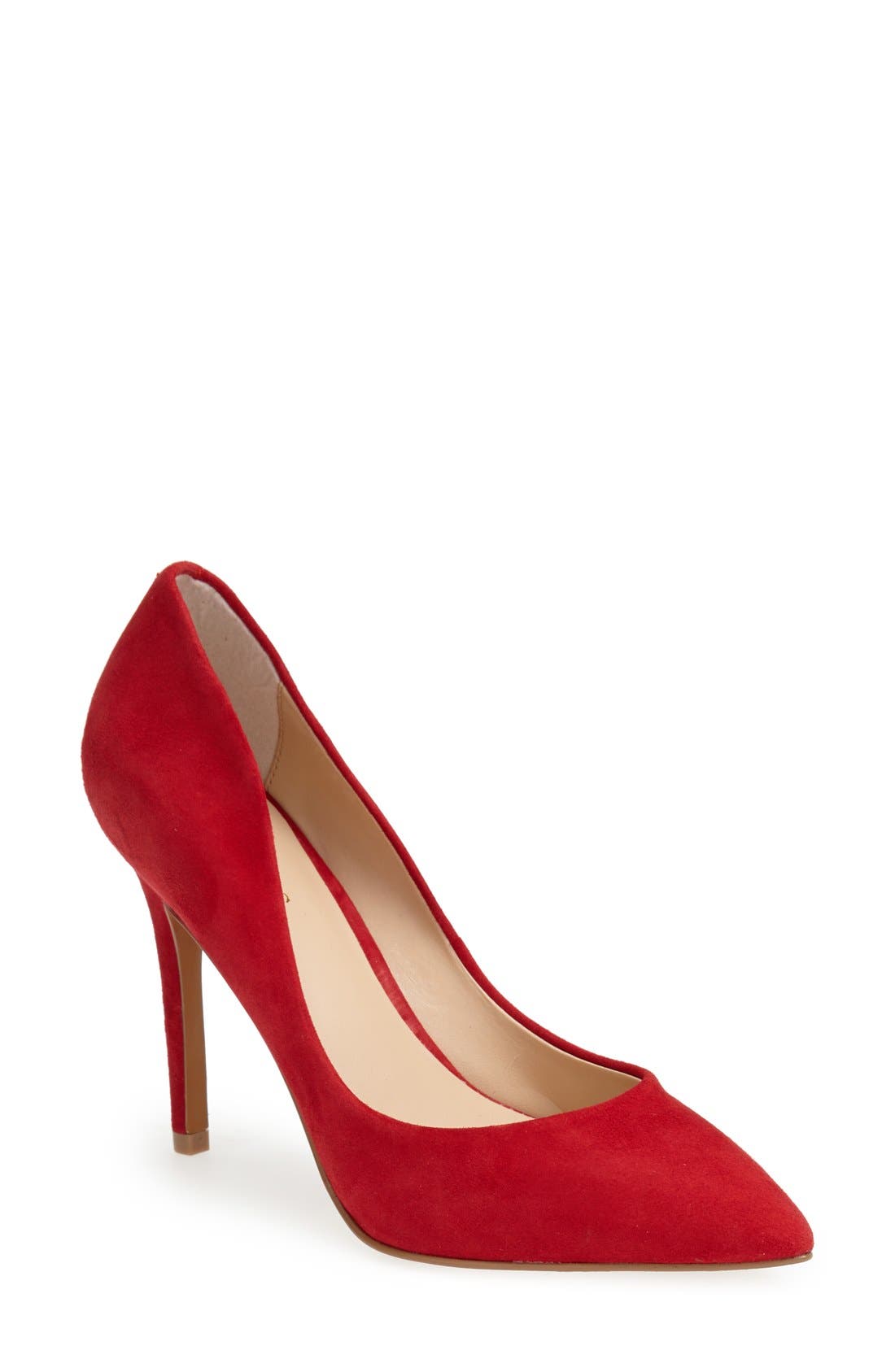 'Pact' Pump, Main, color, CHERRY SUEDE