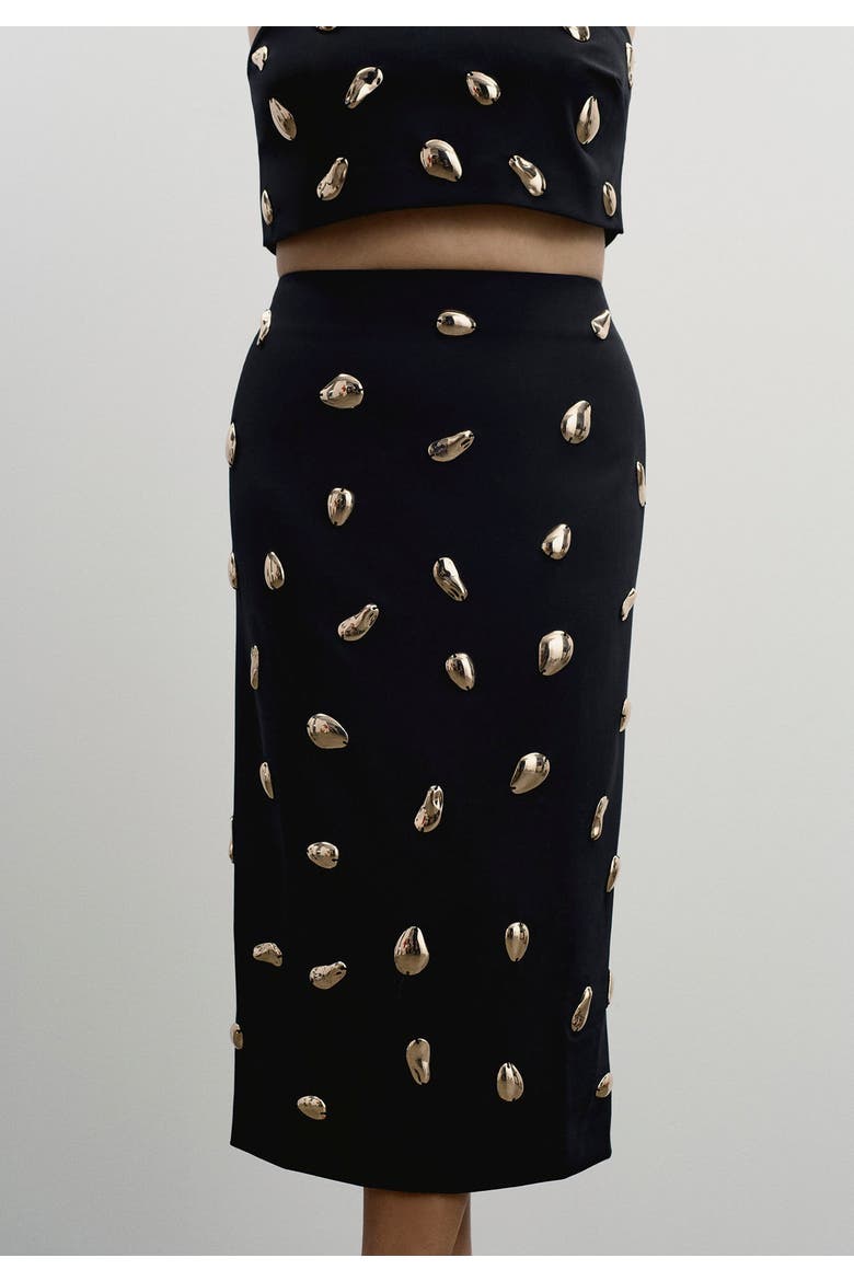 Embellished Strapless Top, Alternate, color, BLACK BEAUTY