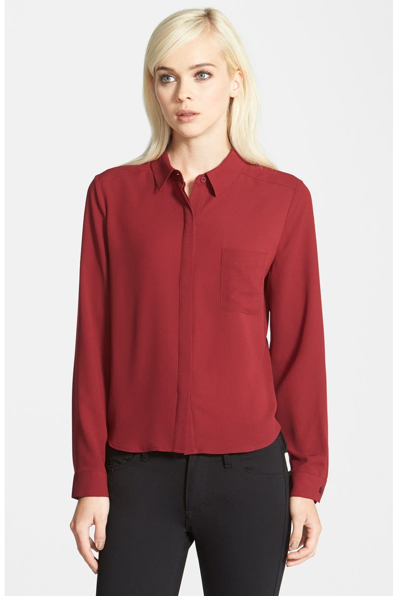 Shrunken Shirt, Main, color, RED POMEGRANATE