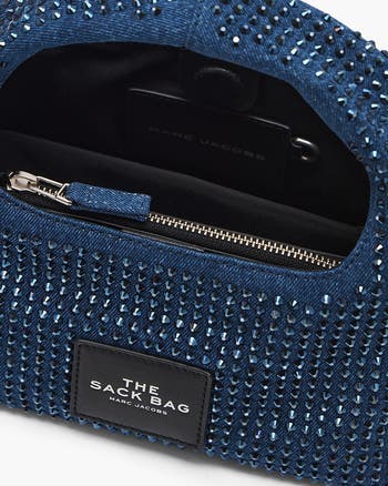 The Dual Mini Crescent Leather Shoulder Bag