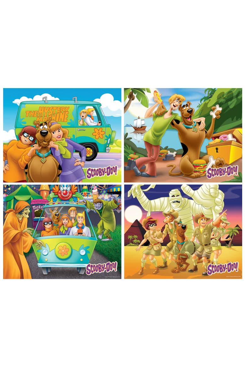 Scooby-Doo! 100pc Puzzles 4-Pack, Alternate, color, Multicolor