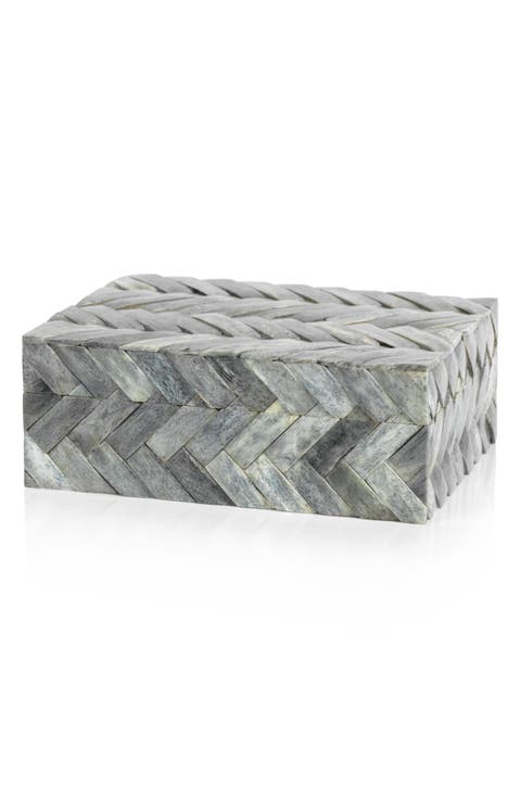 Bengkulu Herringbone Bone Decorative Box