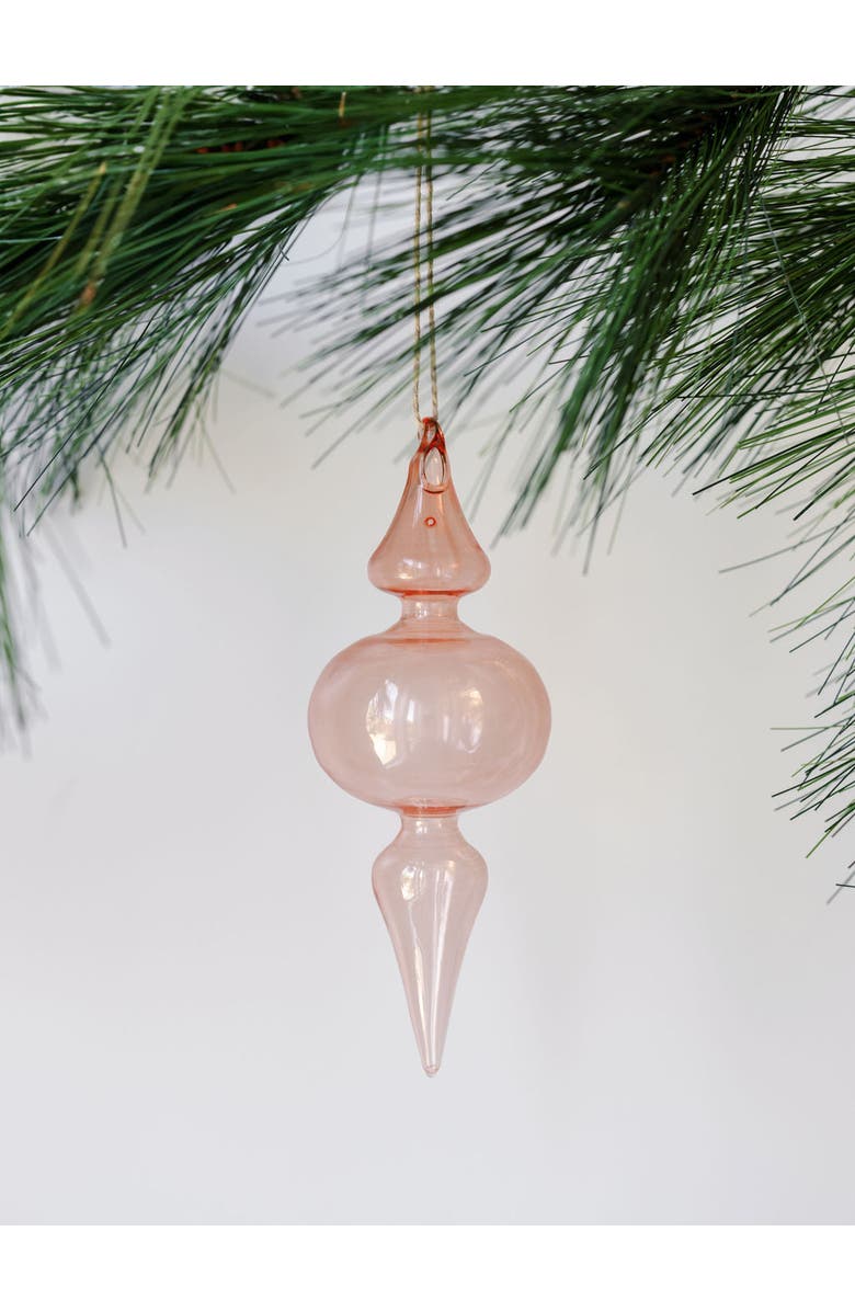 CG Hunter Assorted Vintage Rose & Bordeaux Glass Finial Ornament, Alternate, color, 