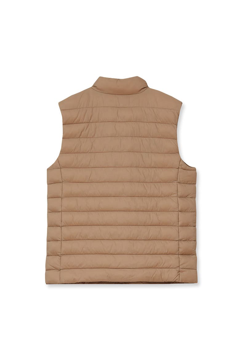 Kids Featherfree Insulated Packable Vest, Alternate, color, Khaki