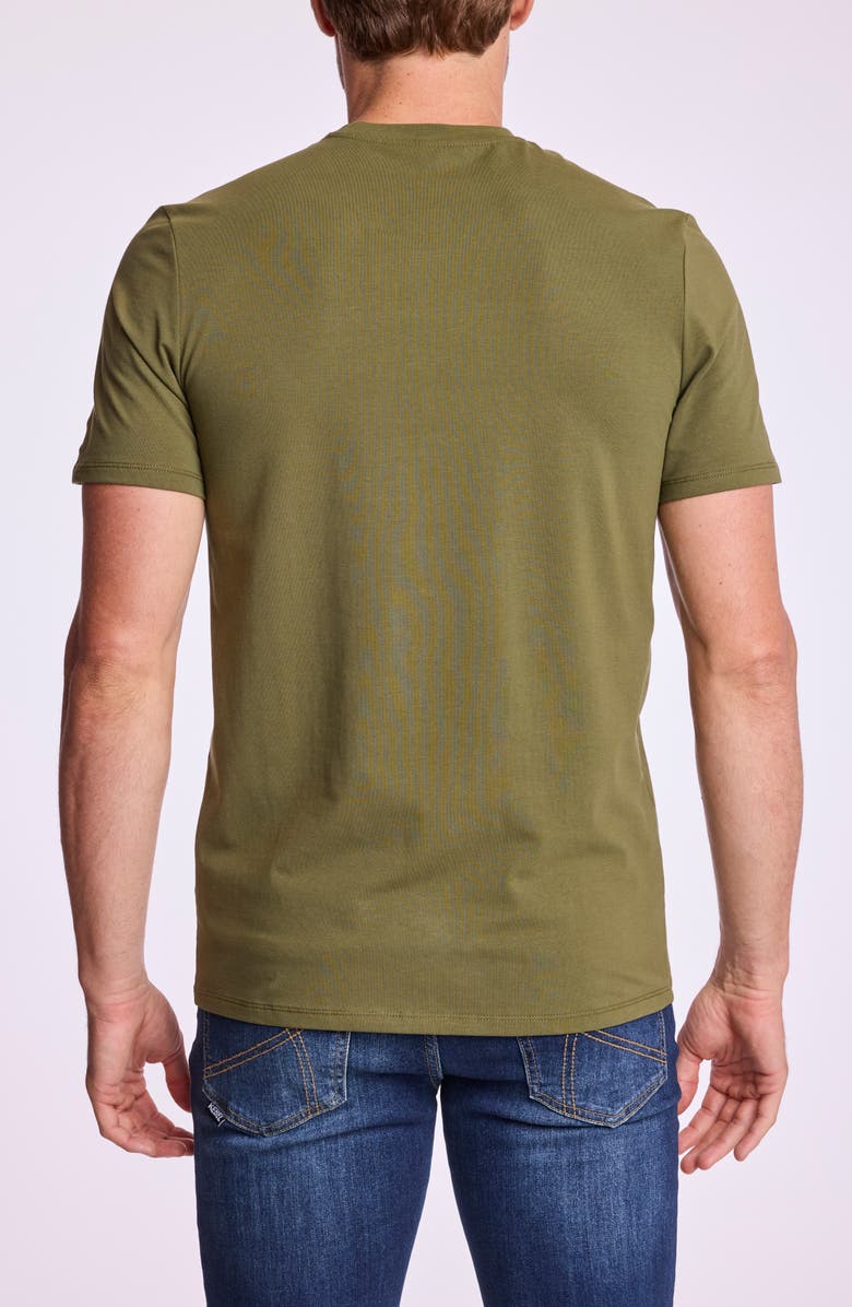 PAISLEY & GRAY Lucas Crewneck T-Shirt, Alternate, color, Green