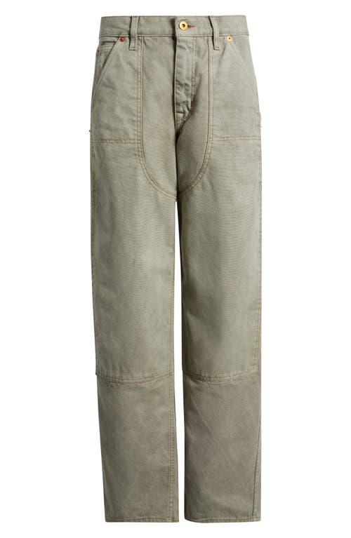 SLVRLAKE SLVRLAKE TESS HIGH WAIST WORKER STRAIGHT LEG PANTS 