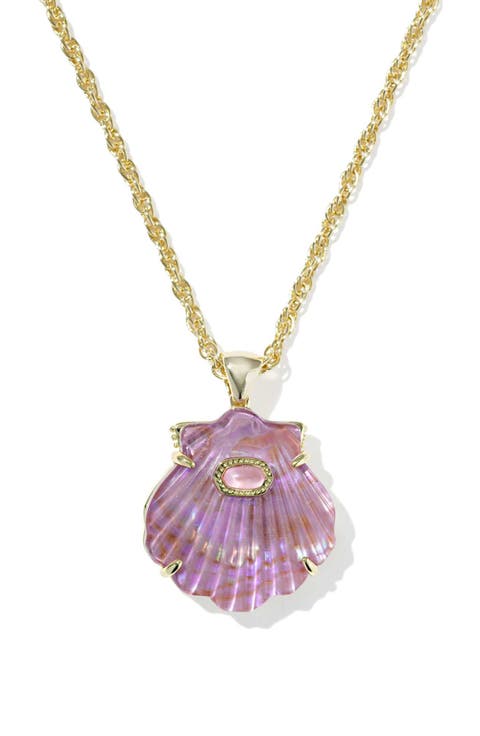Lucia Short Shell Pendant Necklace