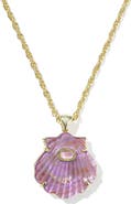 Kendra Scott Lucia Short Shell Pendant Necklace