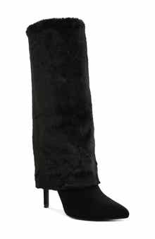 Everglade Faux Calf Hair Knee High Boot