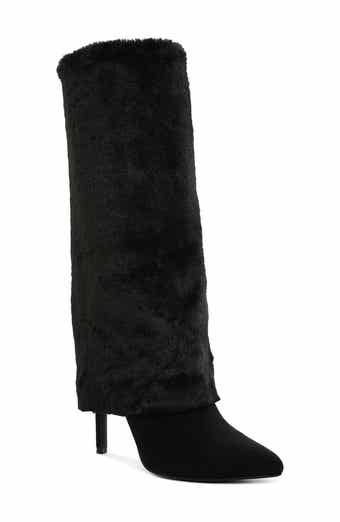 Everglade Faux Calf Hair Knee High Boot