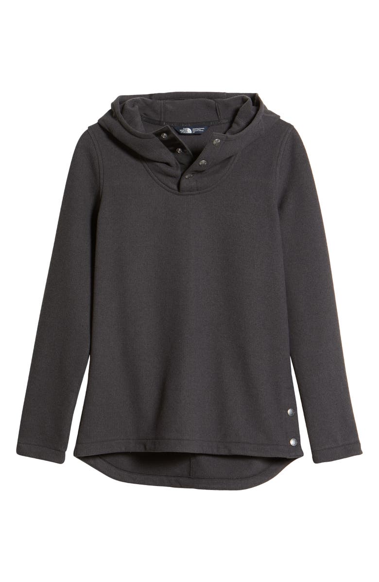 The North Face Knit Stitch Fleece Hoodie, Alternate, color,