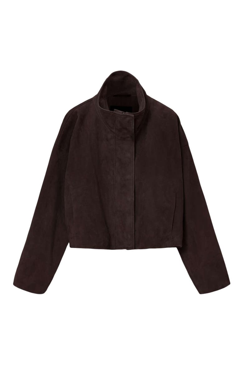 Ryder Suede Jacket, Alternate, color, BITTER BROWN