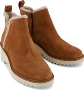 TOMS Maude Faux Shearling Lined Bootie