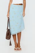 Princess Polly Daphene Asymmetrical Midi Skirt