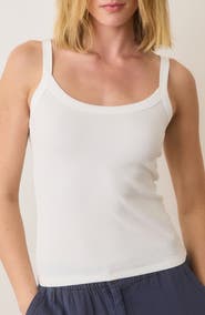 Marine Layer Lexi Sun-In Crop Rib Camisole