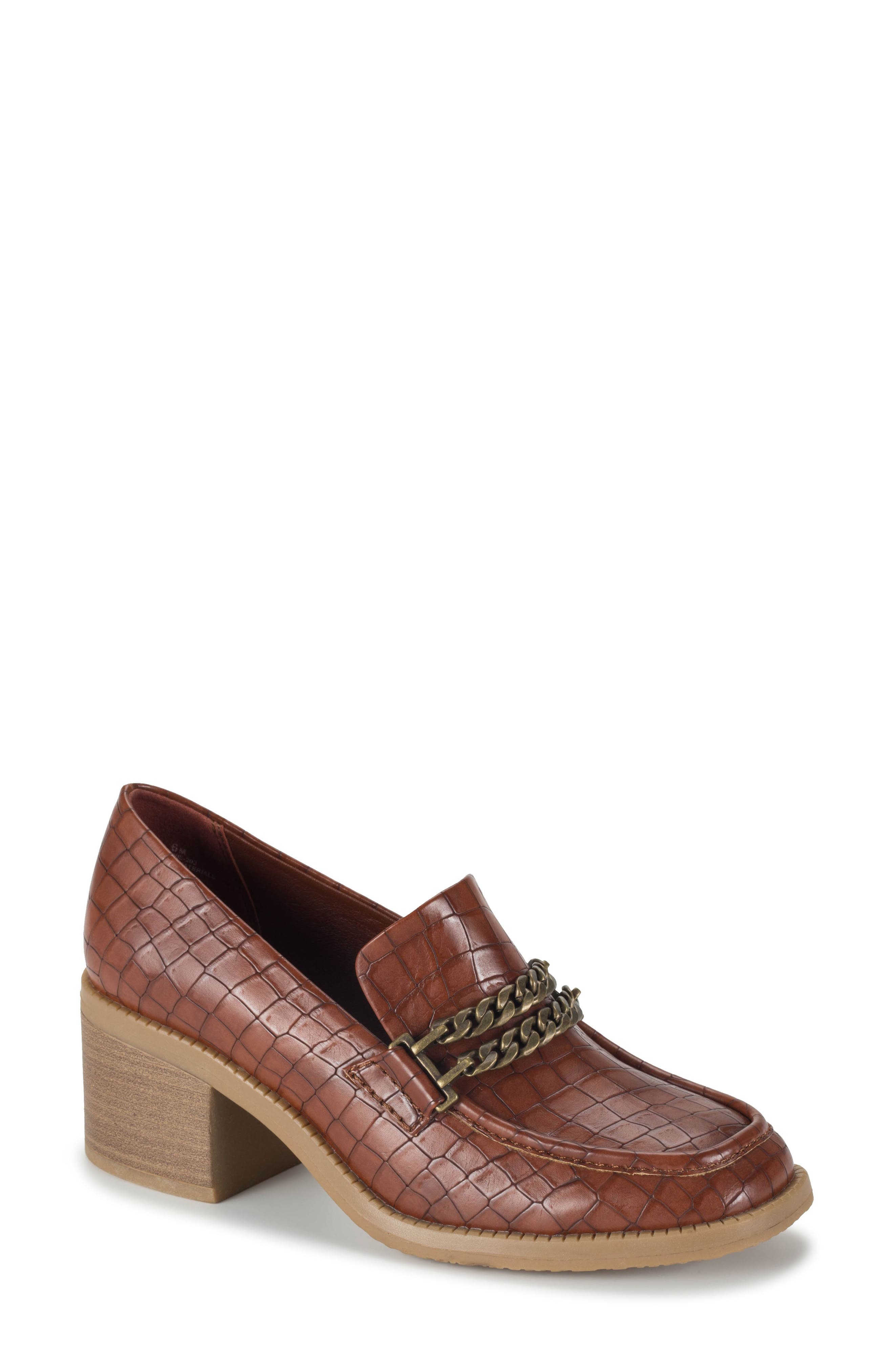 Athena Faux Leather Pump, Main, color, DARK SPICE