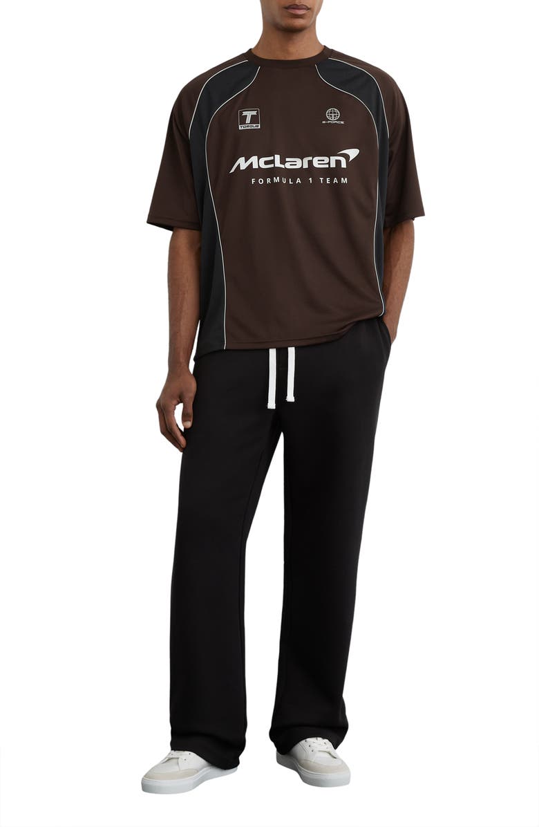 Reiss Dexor Graphic T-Shirt, Alternate, color, Chocolate Brown