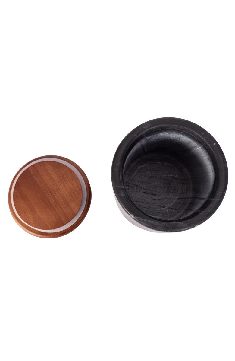 Artifacts Trading Company<sup>™</sup> Artifacts Trading Company Storage Canister with Sealed Wood Top, Alternate, color, Black Matte