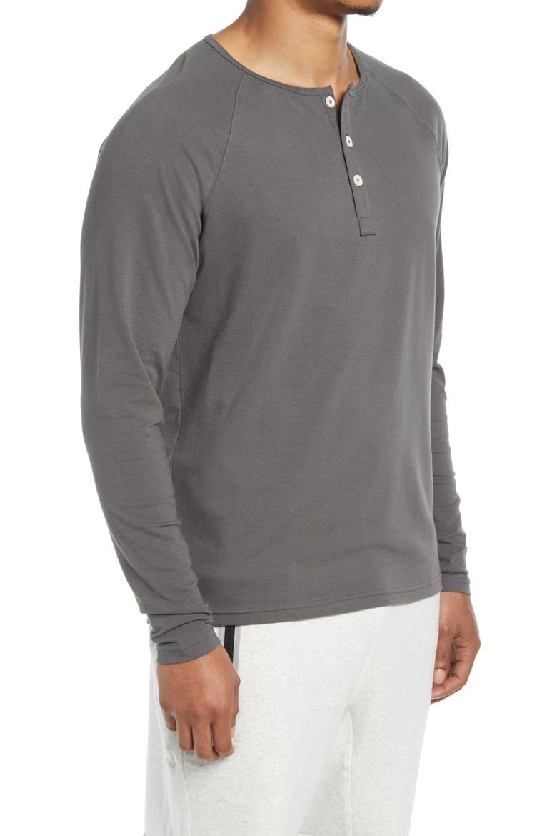 Active Puremeso Long Sleeve Henley, Alternate, color, STEEL