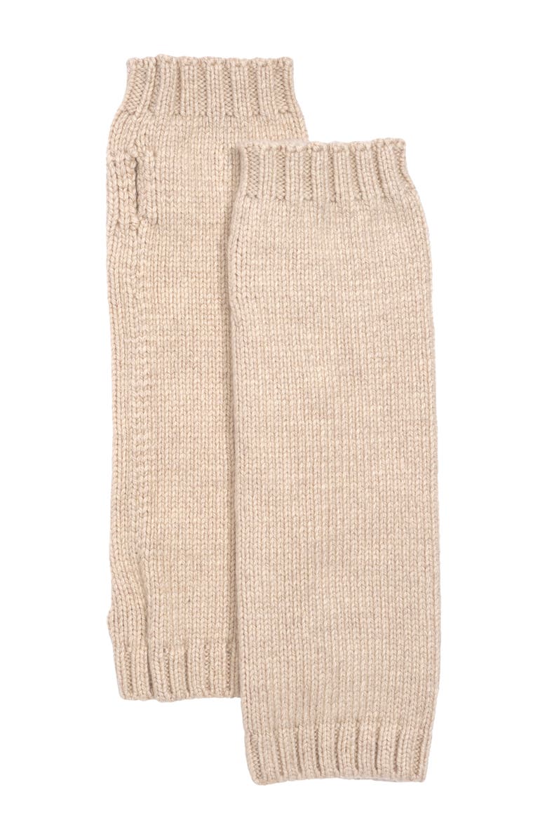 Echo Drapey Armwarmers, Alternate, color, Cream