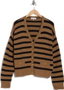 WAYF Stripe Cotton Cardigan