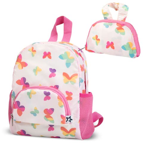 Lightweight Backpack with Fold-Up Pouch